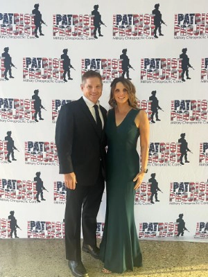 Chiropractor Painesville OH Brian Morris And Misty Morris At Patriot Project Event